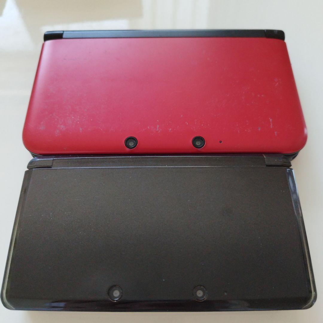 ニンテンドー3DS LL レッド×ブラック 3DSブラック ソフトまとめ売り
