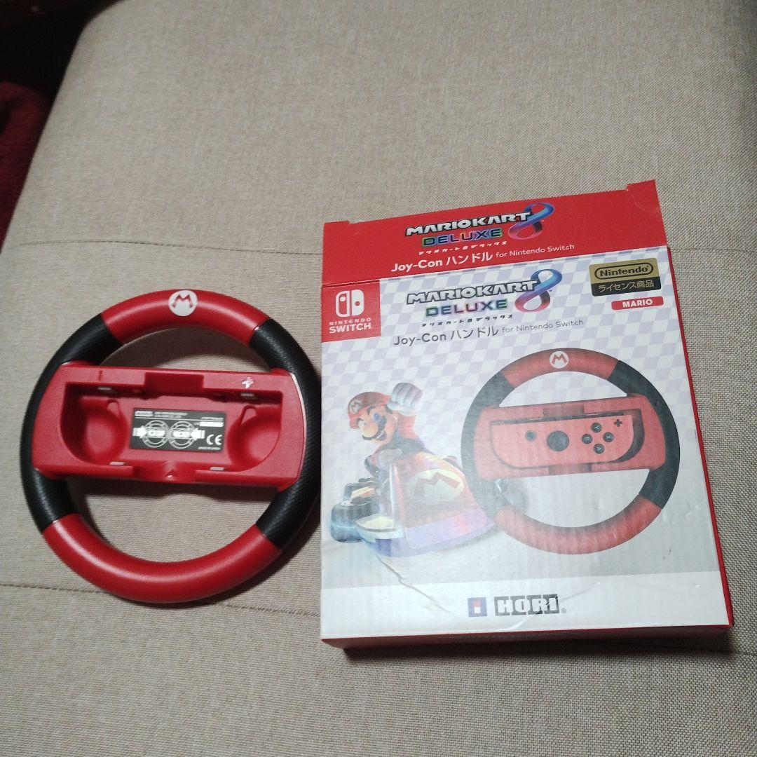 マリオカート8デラックス ジョイコンハンドル マリオ 赤 - メルカリ