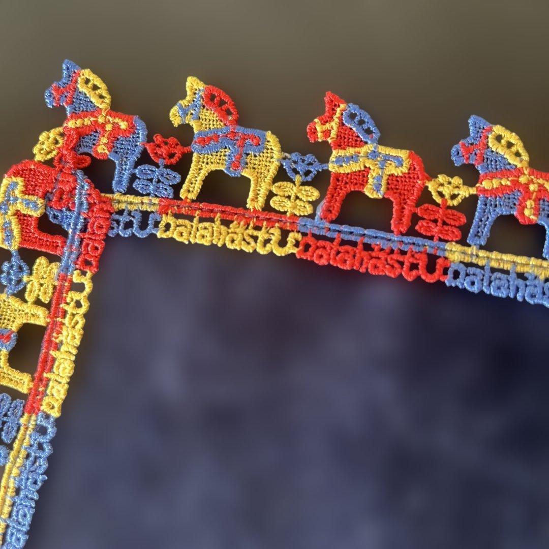 近沢レース タオルハンカチ 2026福袋 ダーラナホース ネイビー - メルカリ