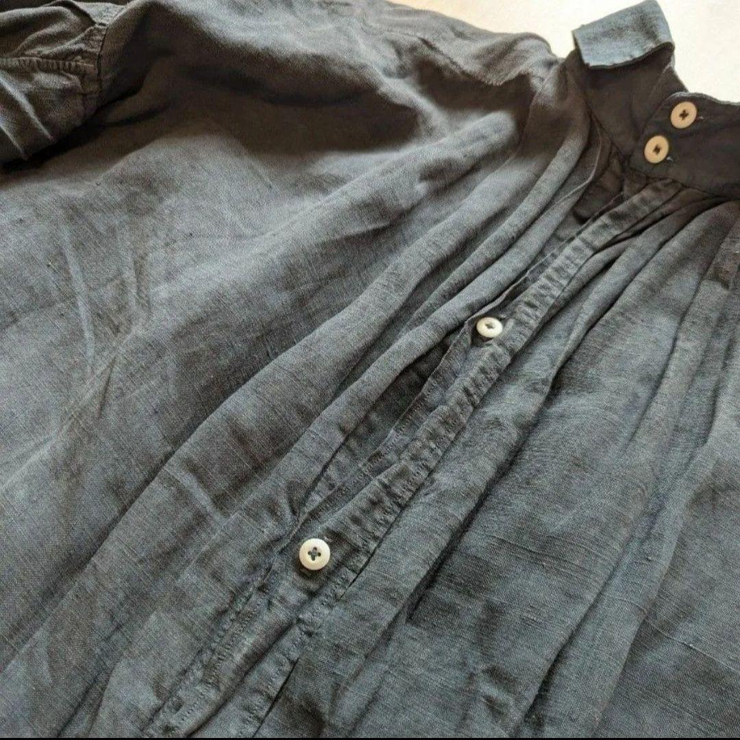 最終価格】1900s フレンチアンティーク インディゴリネンスモック