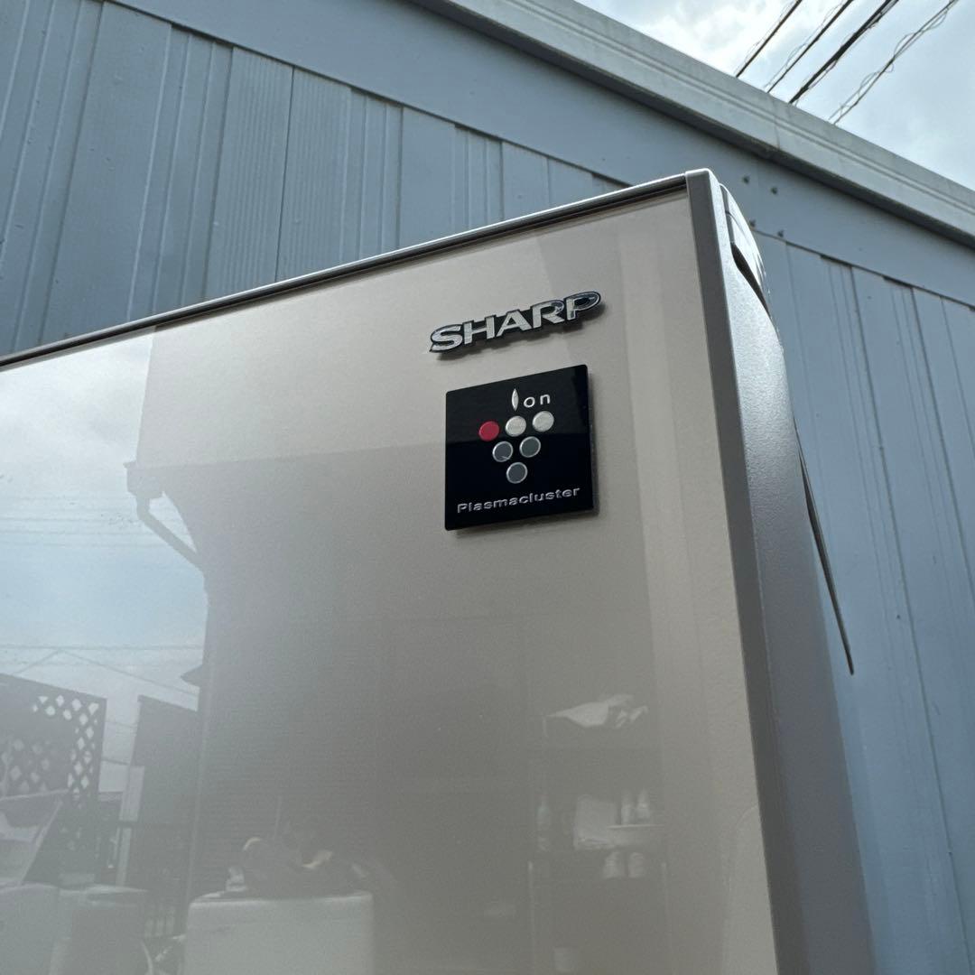 SHARP プラズマクラスター搭載冷蔵庫 137Lガラストップつけかえドア