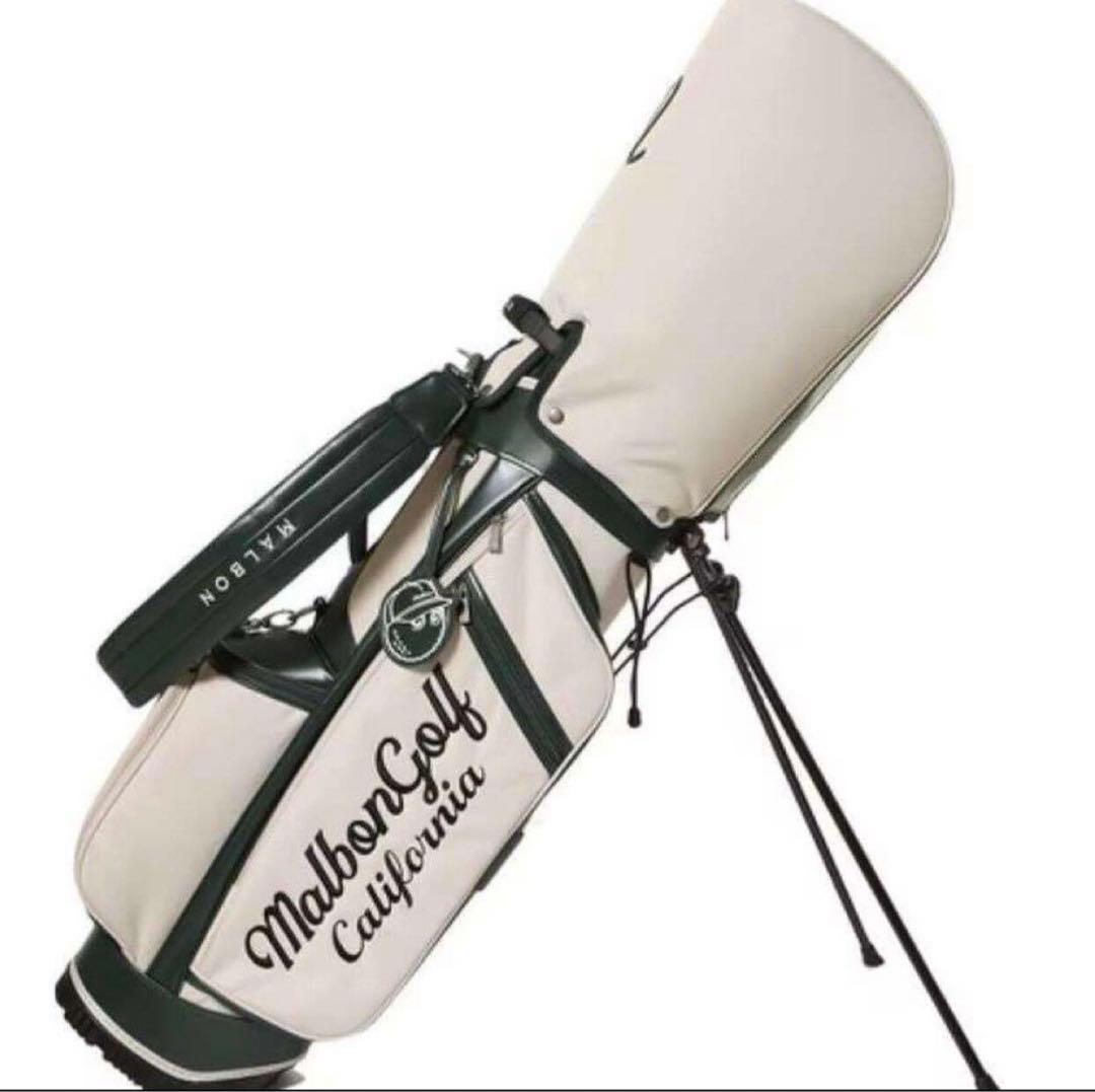 マルボンゴルフ malbon キャディバッグ 2色 - メルカリ