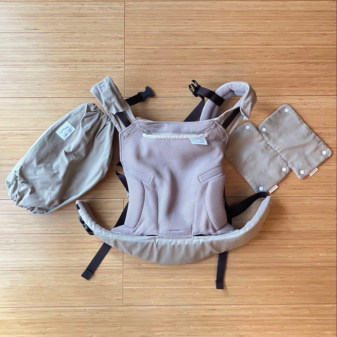 【9/28限定価格】sun&beach 抱っこ紐 人気モデル　ラテベージュ Mesh-LatteBeige|おしゃれで機能的な抱っこ紐・おんぶ紐[sun&beach