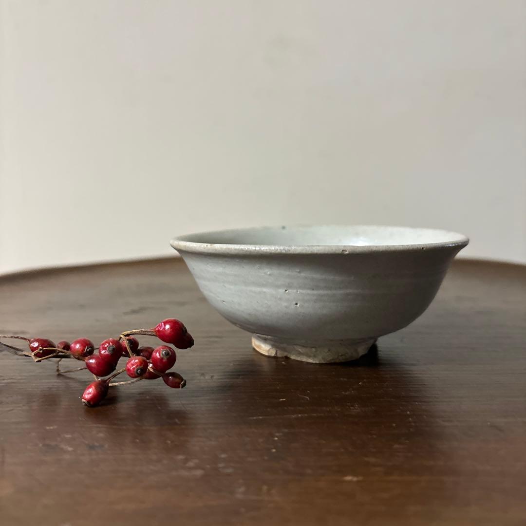 李朝盃 堅手 小鉢 白磁 酒器 小服茶碗 韓国アンティーク 古道具 民芸