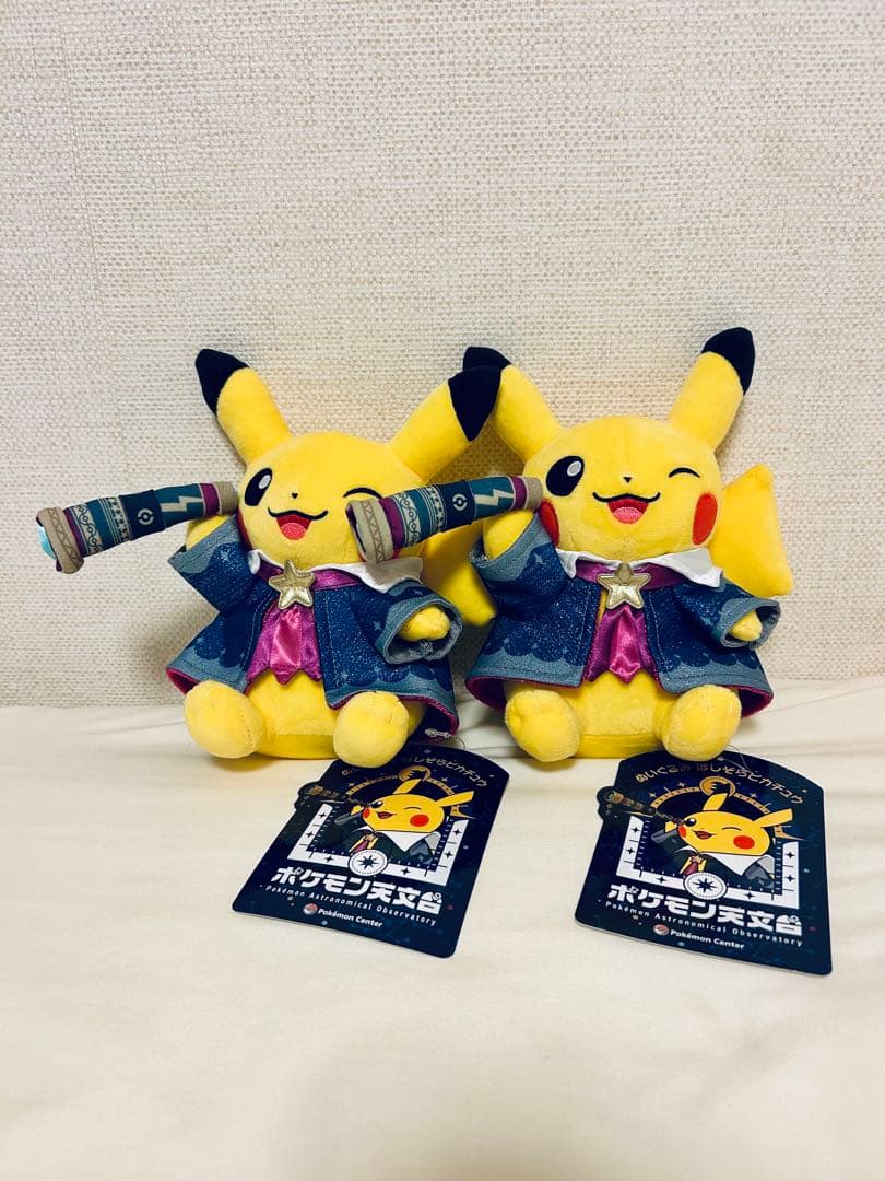 ポケモン天文台 ほしぞらピカチュウ ぬいぐるみ 2体セット