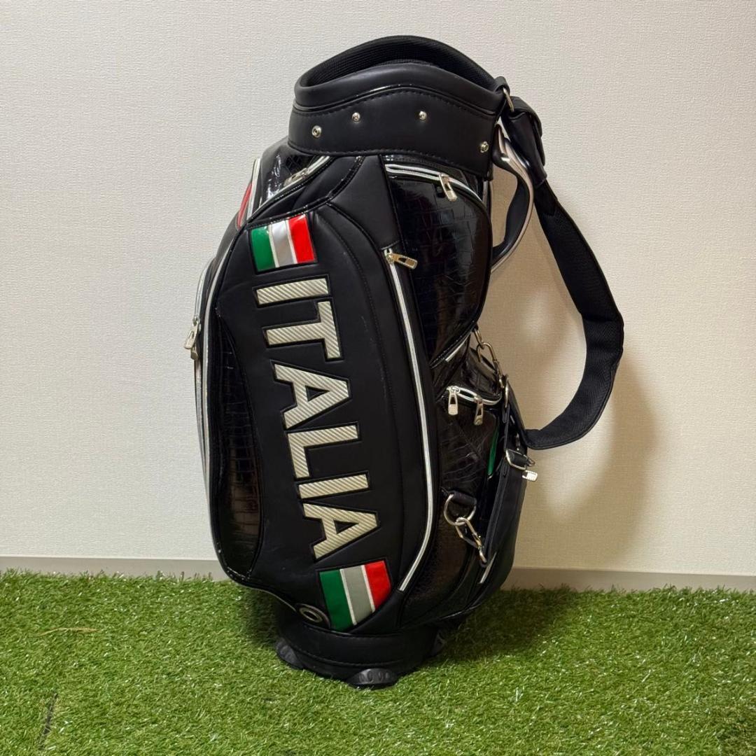 Kappa カッパ キャディバッグ ゴルフバッグ イタリア 3点式 革製