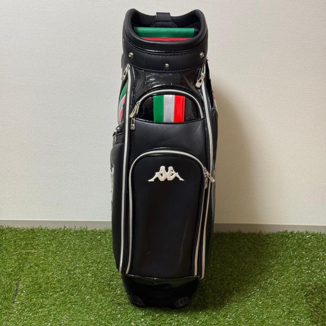 Kappa カッパ キャディバッグ ゴルフバッグ イタリア 3点式 革製