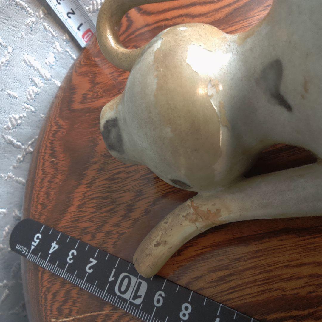 骨董6手作り陶器壺、二重ボディ