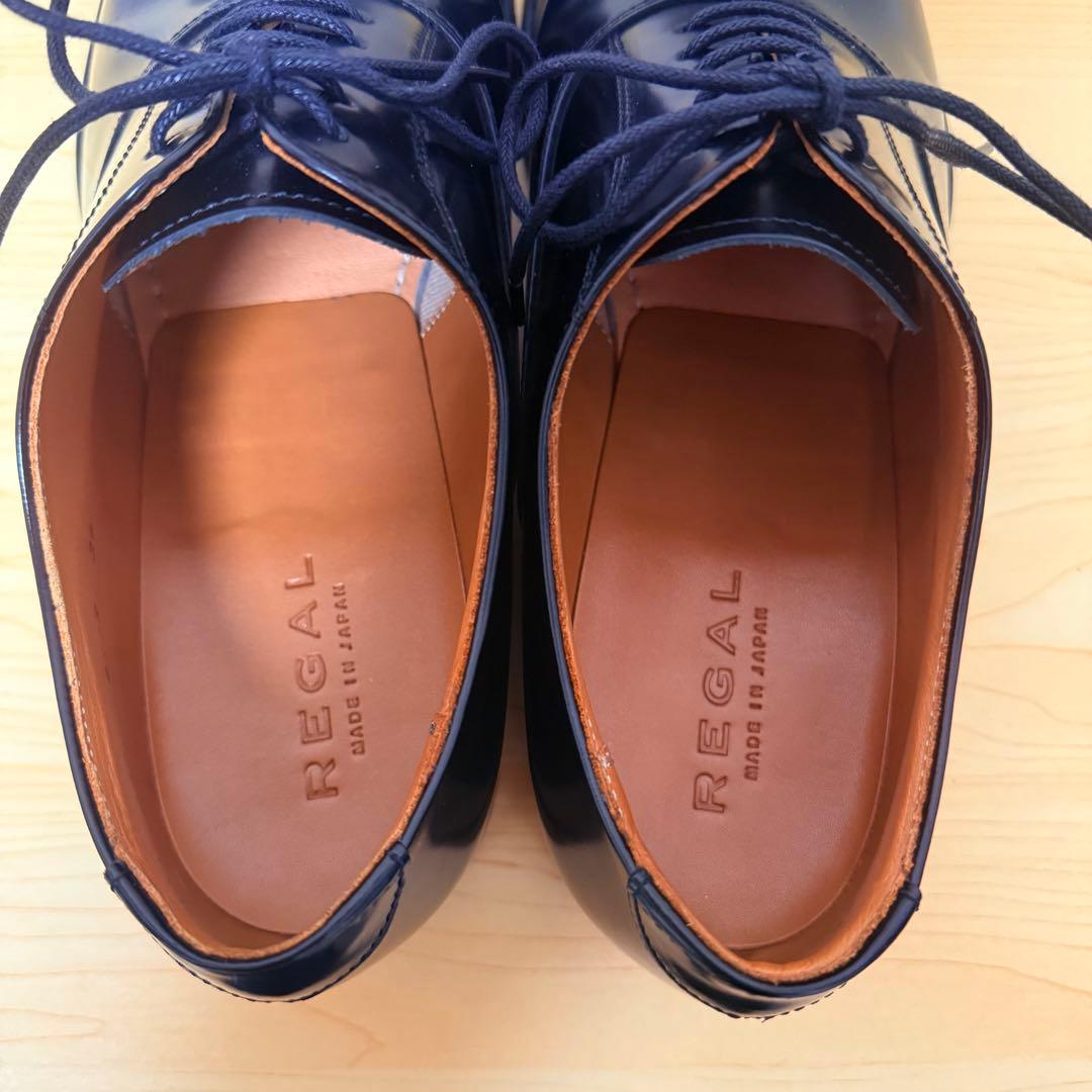 【美品】REGAL ストレートチップ ブラック 26.0cm 内羽根