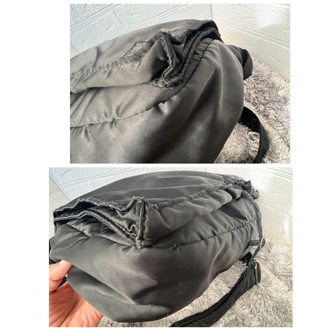 大容量 ポーター タンカー 初期型 かぶせタイプ ショルダーバッグ 黒