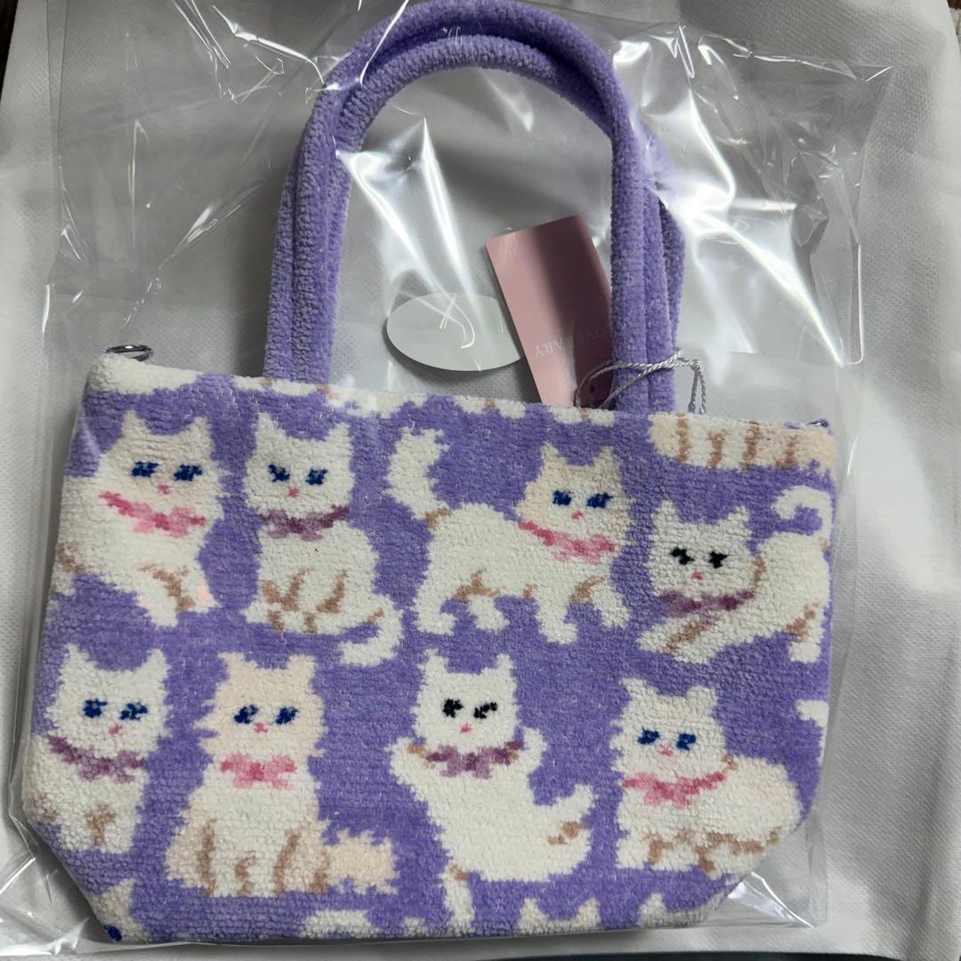 フェイラー モフモフネコチャン バッグ ペールパープル - メルカリ