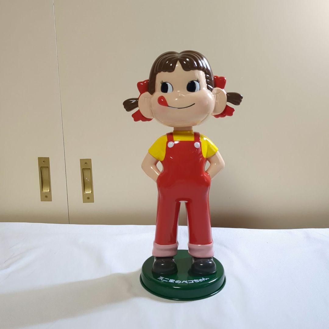 未開封保管品 不二家 首振り ペコちゃん人形 フィギュア 昭和レトロ