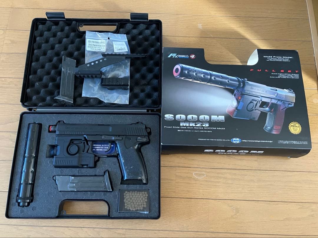 マルイ　socomMk23 カスタムパーツセット マルイ ソーコムMK23 パワーアップカスタム 閃電 カスタム | カスタム