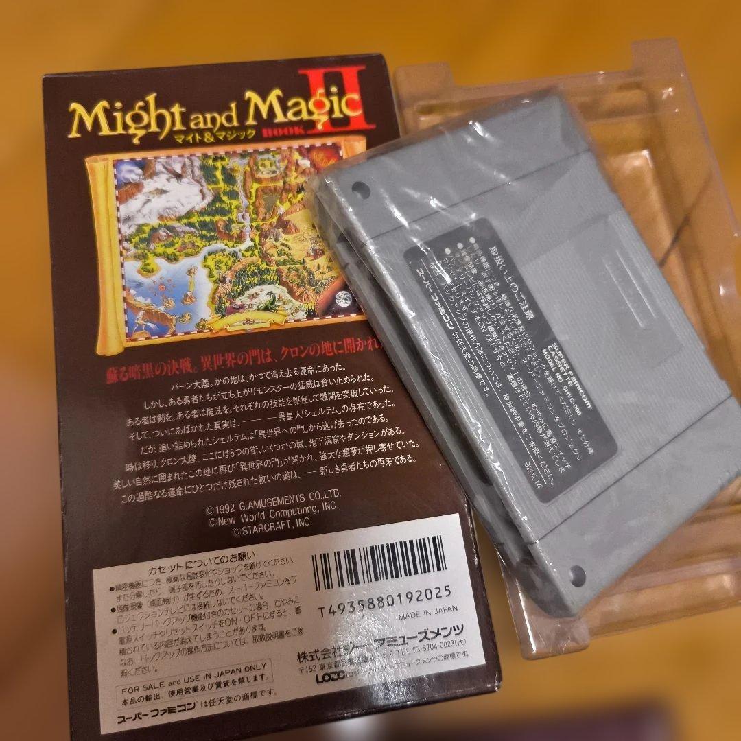 希少】マイト・アンド・マジック2 ☆スーパーファミコン☆ - メルカリ