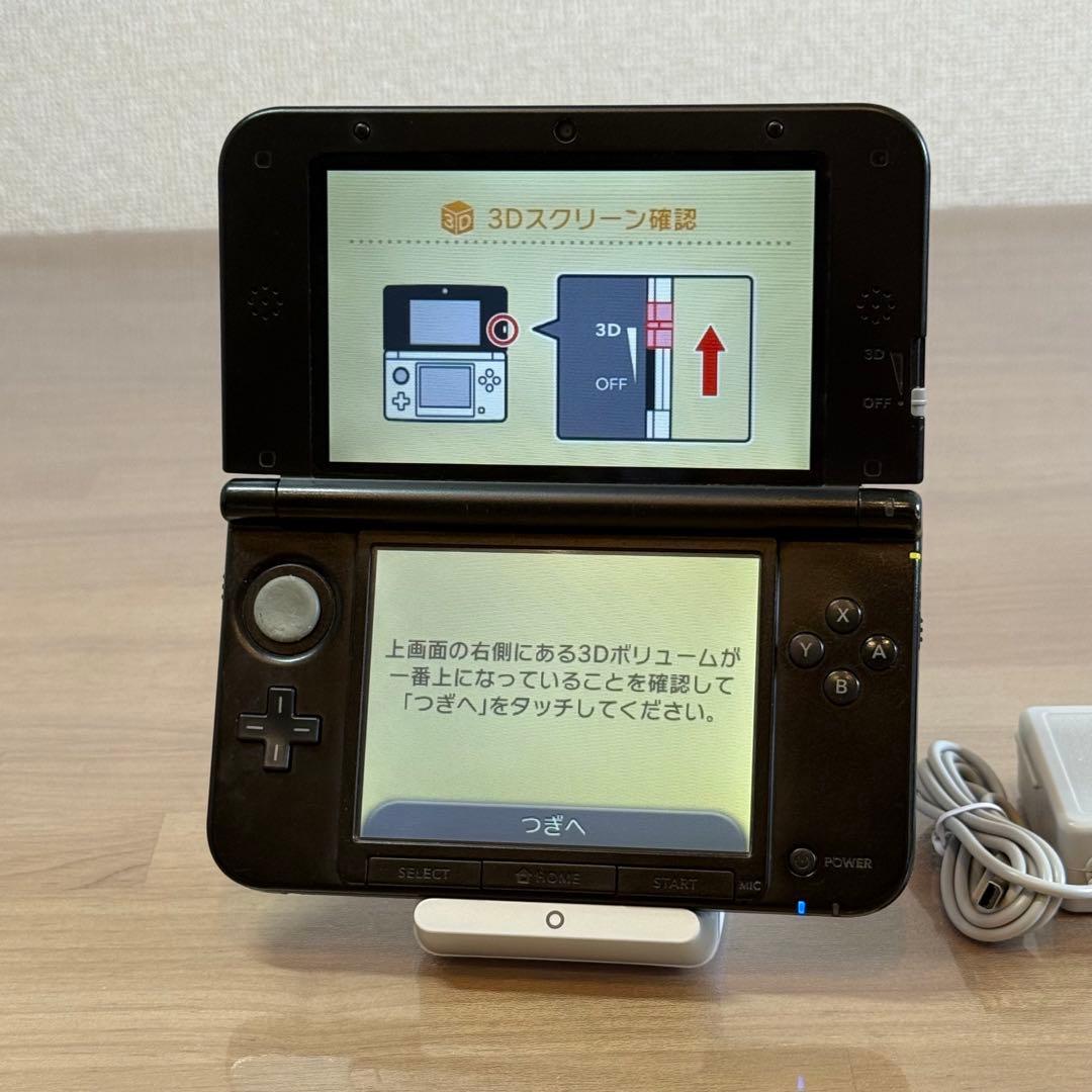 6-038 ニンテンドー3DS LL ブルー×ブラック