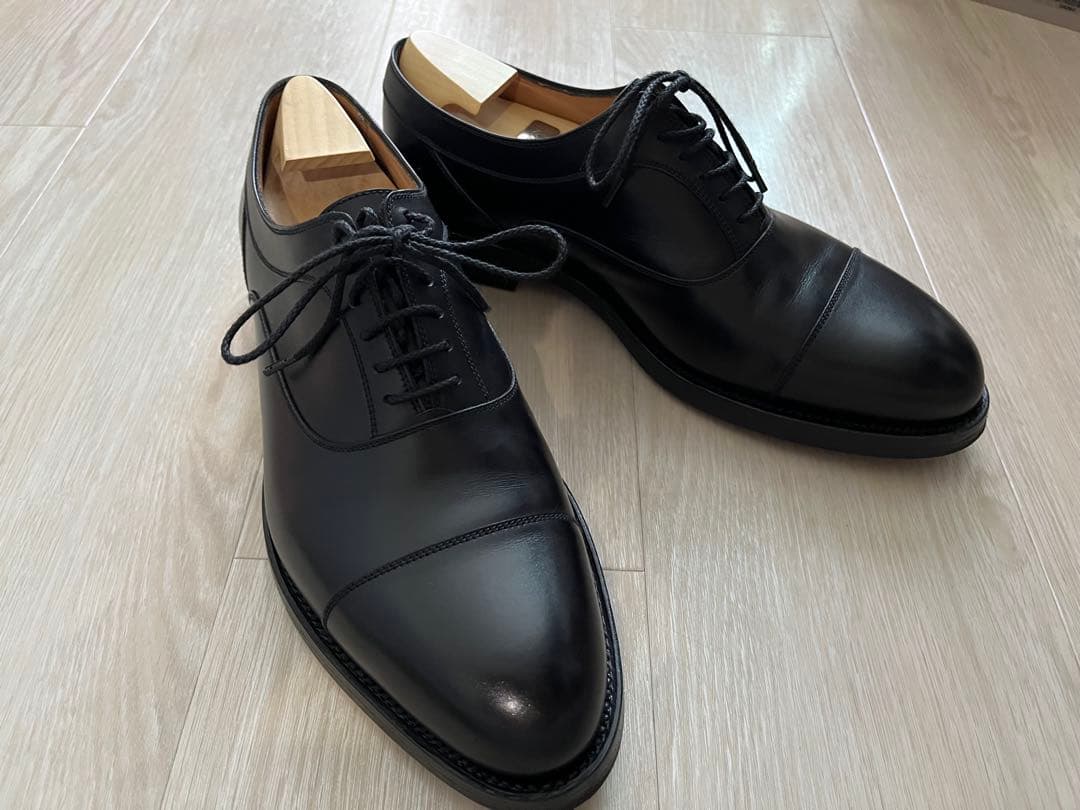 ジェイエムウエストン 330 ストレートチップ ブラック 6/E - メルカリ