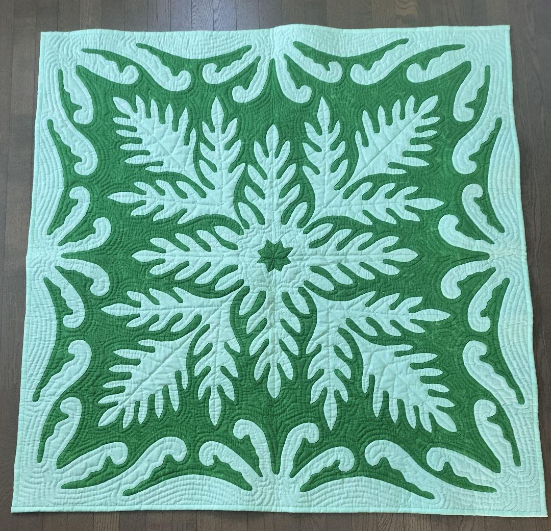 ハワイアンキルト　マルチマット　タペストリー　ハンドメイト ハワイアンキルト マルチマット タペストリー ハンドメイト ハワイアン