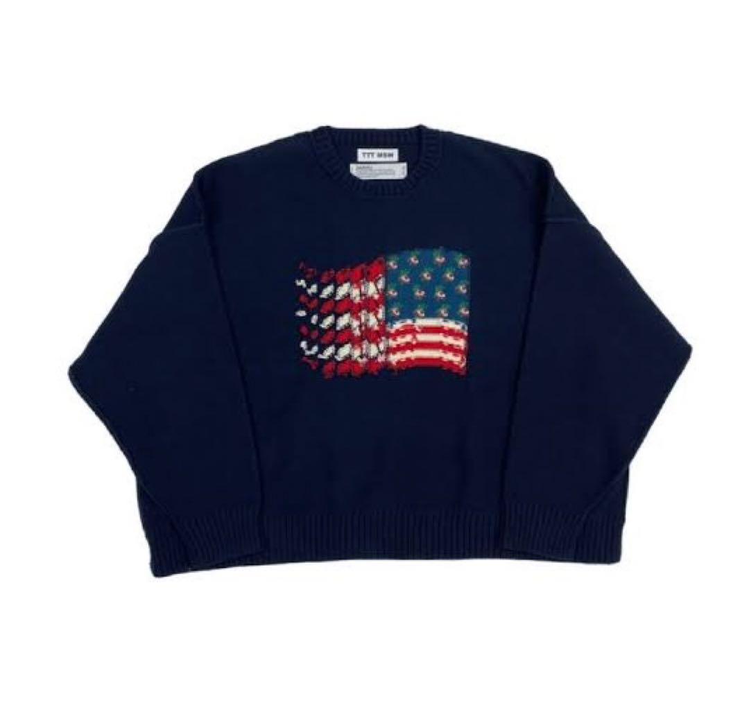dairiku tttmsw コラボニット 星条旗 - メルカリ
