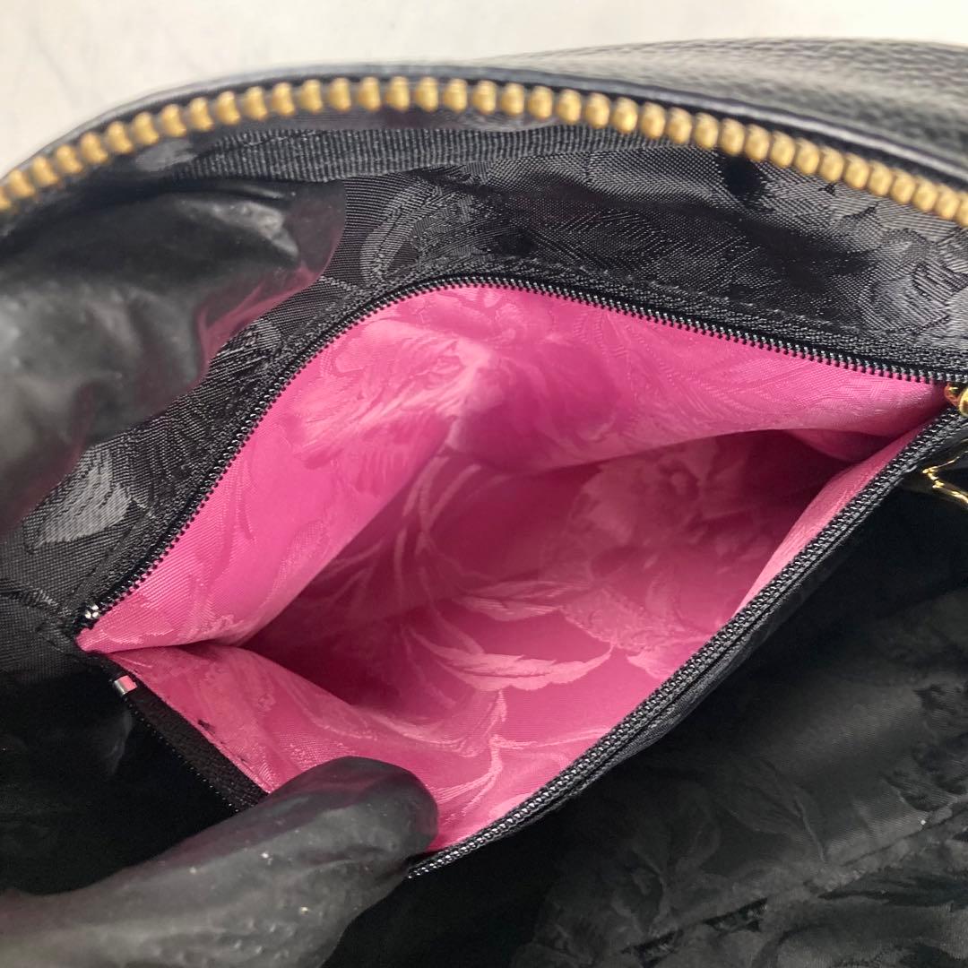 極美品 シンクビー ハンドバッグ ビーズ 花 ベロア 黒 レザー - メルカリ