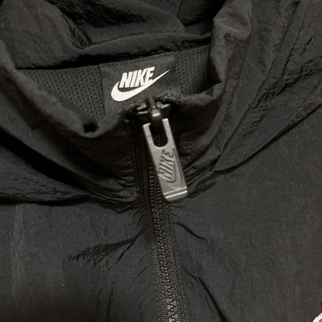 希少✨ナイキ アノラックパーカー ナイロンジャケット 筆記体 刺繍ロゴ