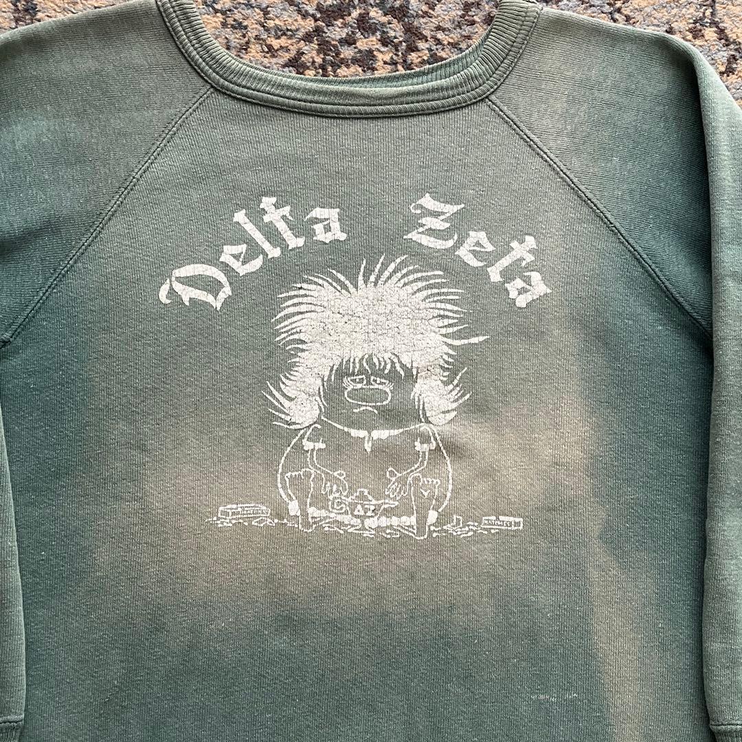 60s スウェット モンスタープリント ガゼット フェード 検 50s 40s