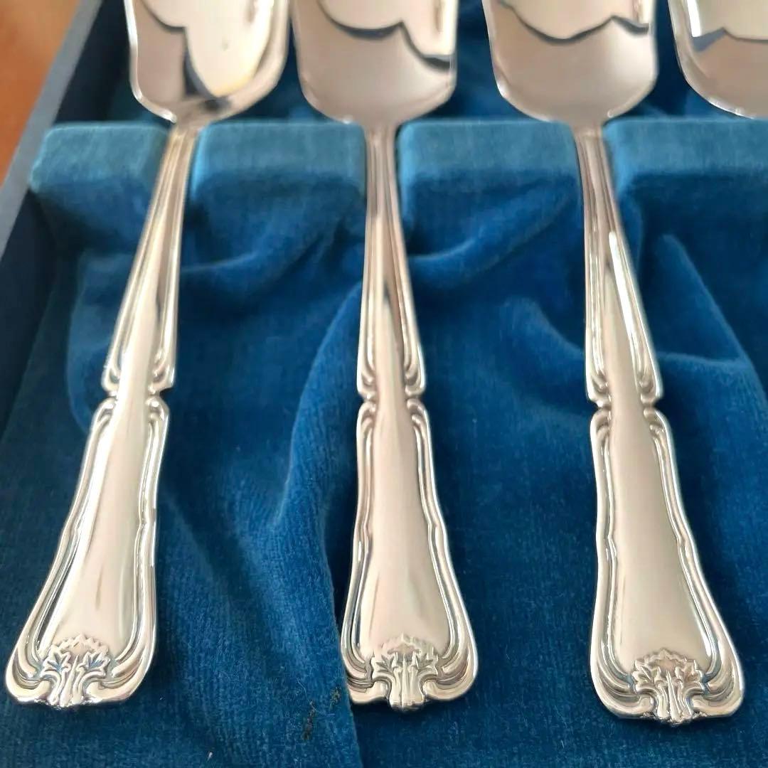 銀スプーン WAKO銀座和光 銀仕上げ デザートスプーン アイスクリーム