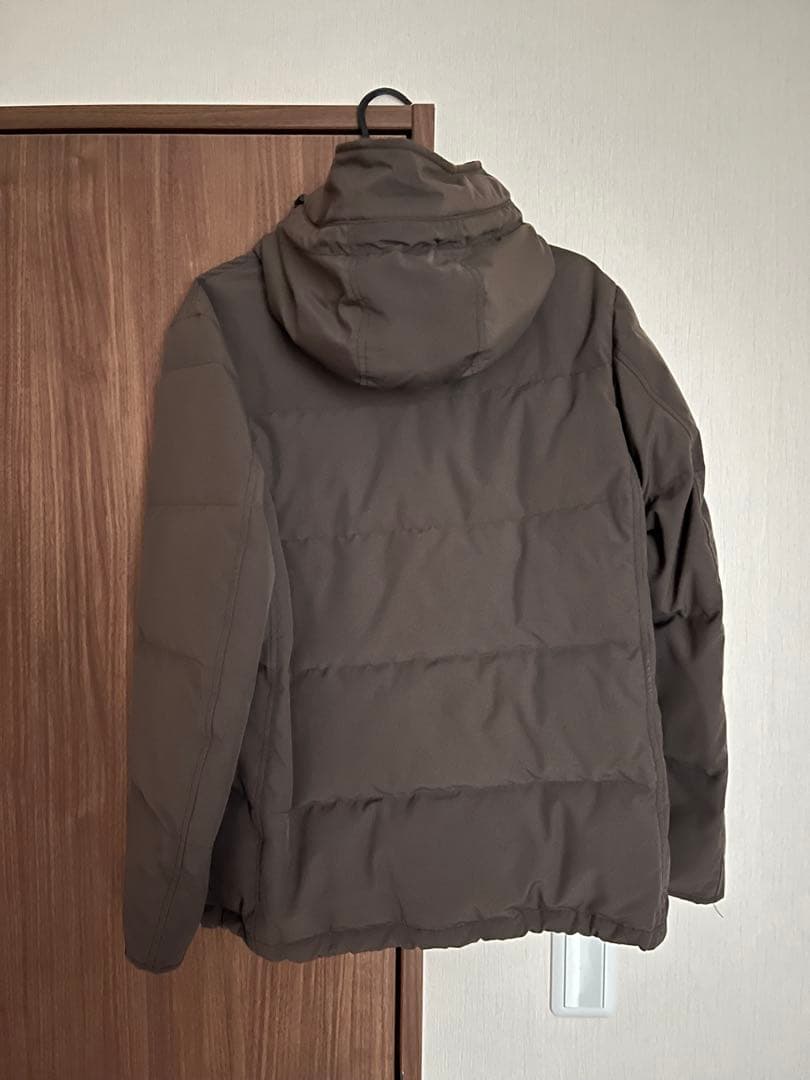 yuu様専用 DANTON フード付きブラウンダウンジャケット - メルカリ