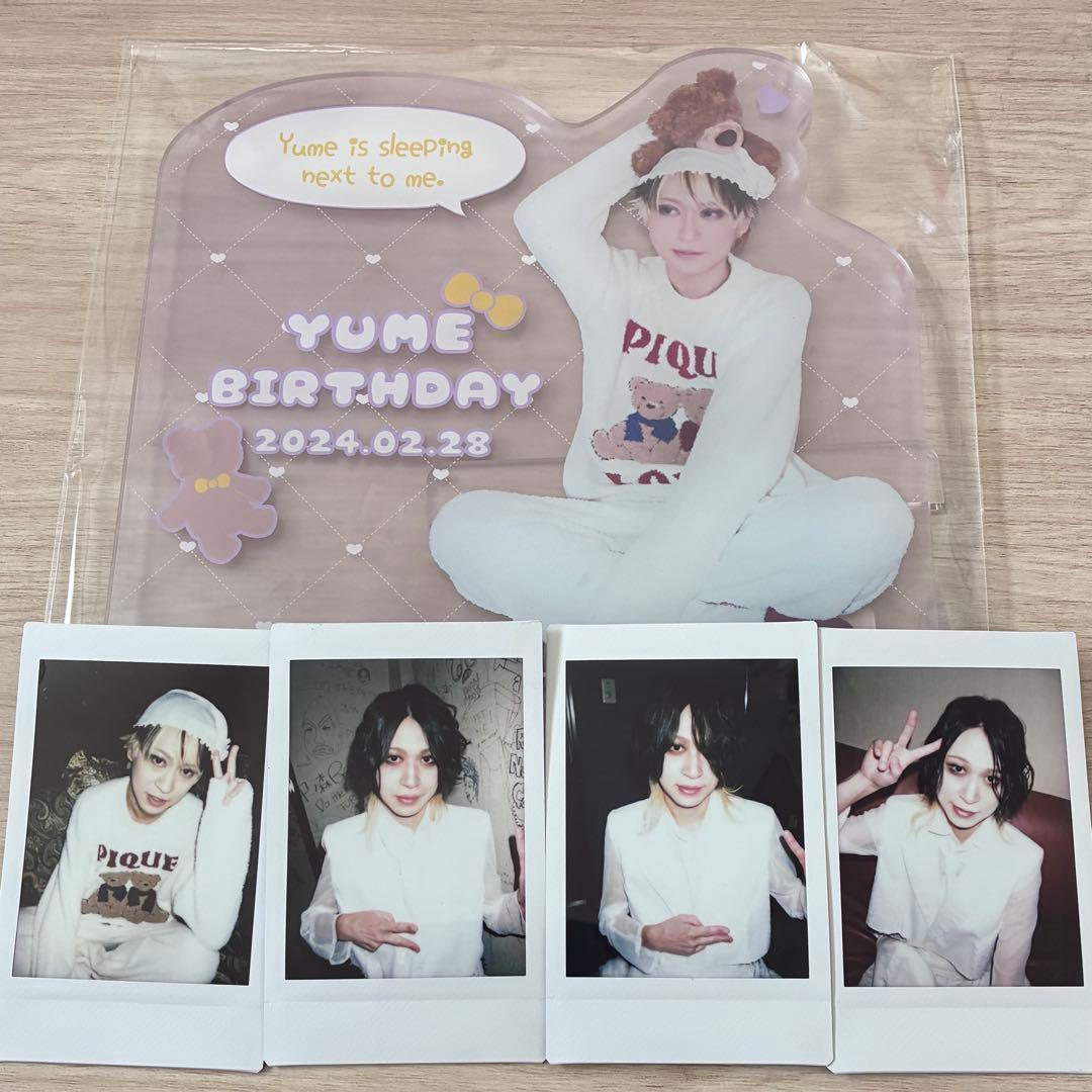 コドモドラゴン ゆめさん生誕グッズ アクリルスタンド チェキセット