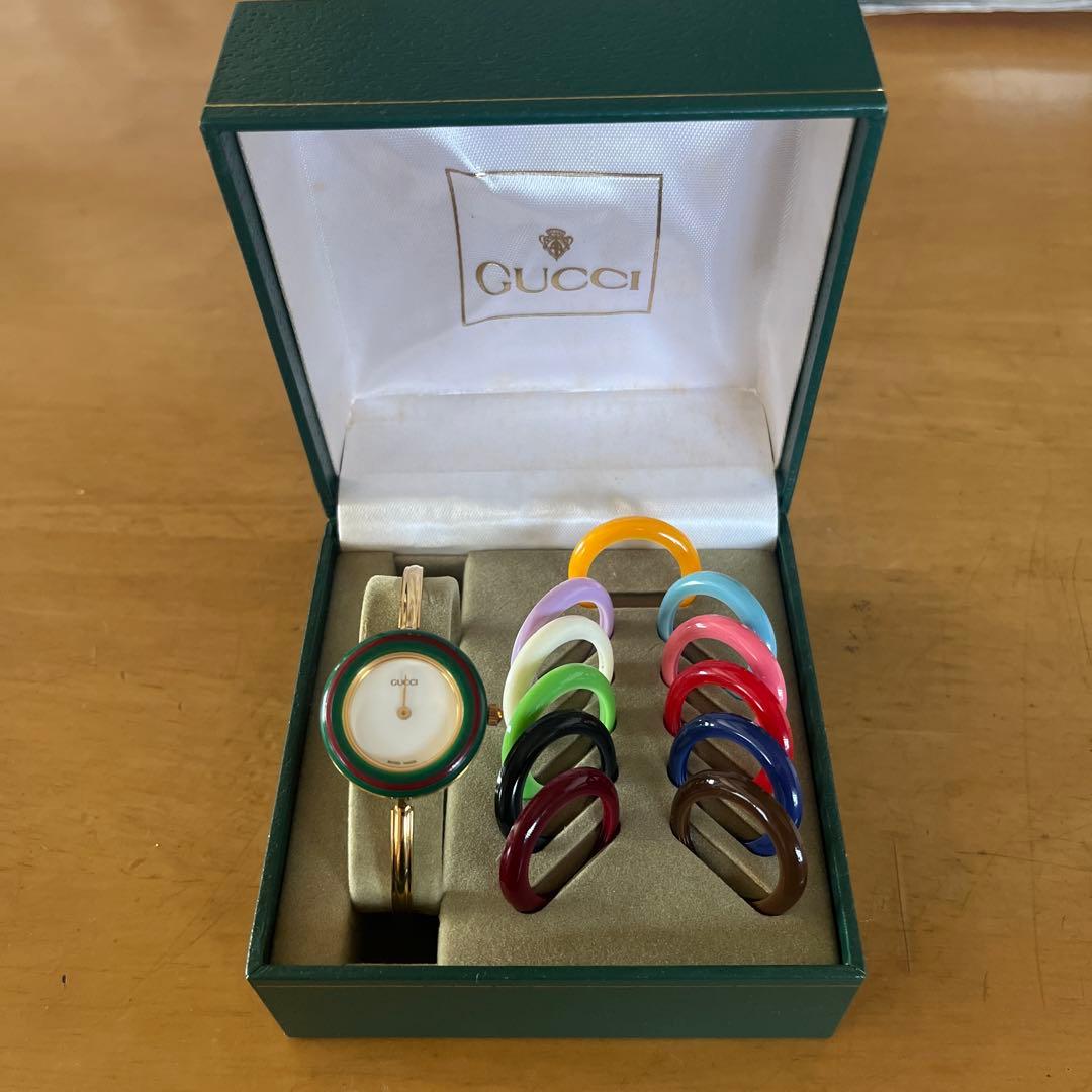 GUCCI時計 11/12.2 チェンジベゼル レディース腕時計 - メルカリ
