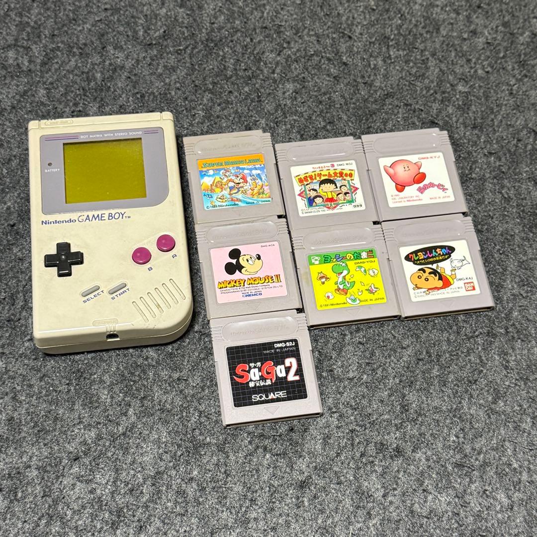 初期ゲームボーイ本体 カセットソフト 7本セット - メルカリ