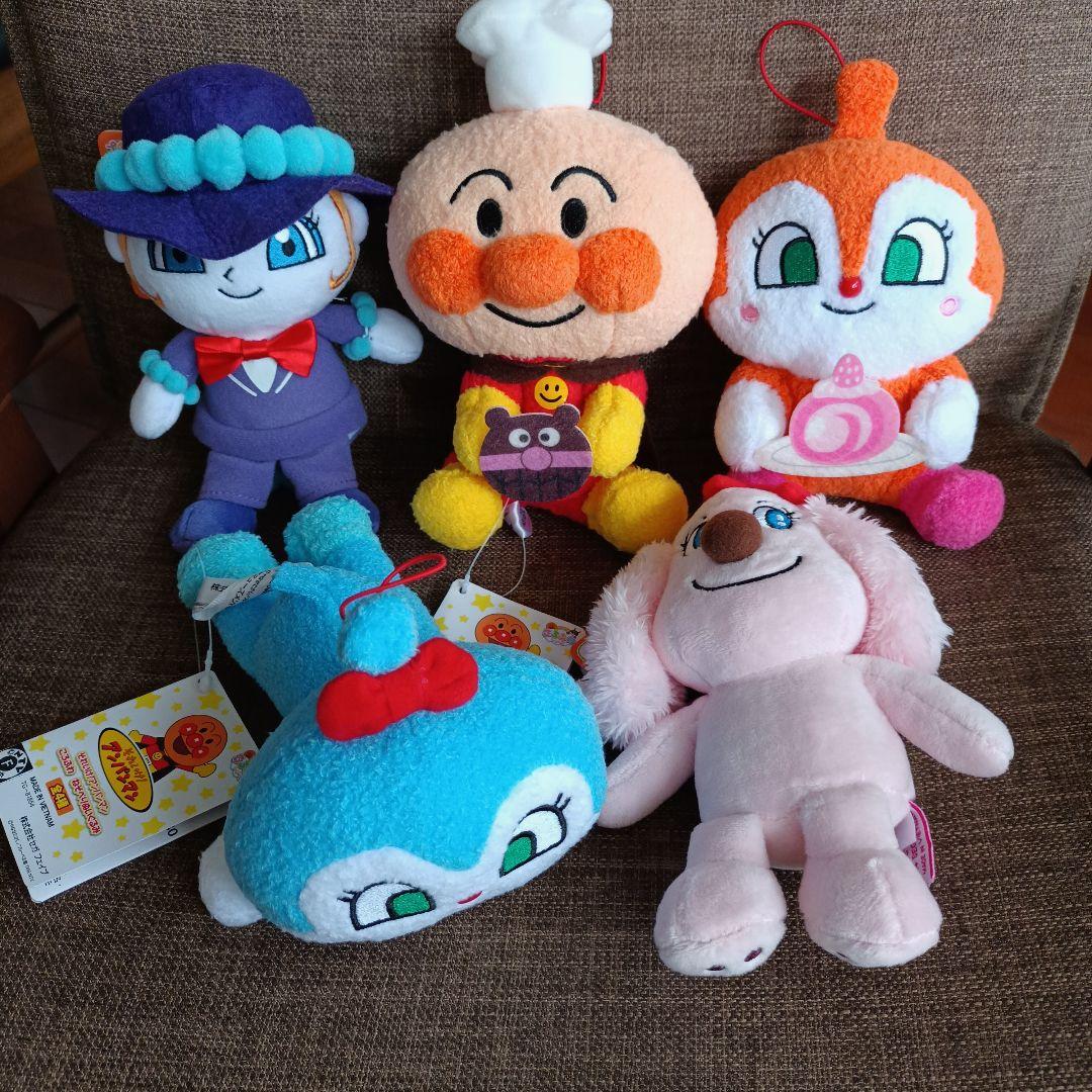 アンパンマンぬいぐるみ5体セット - メルカリ