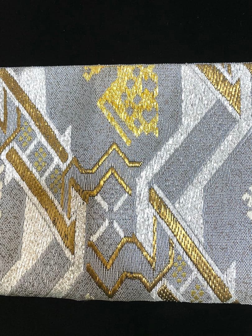 ♦️ 逸品 正絹 有職文様 有栖川鹿文 二重太鼓の作り帯 作り帯