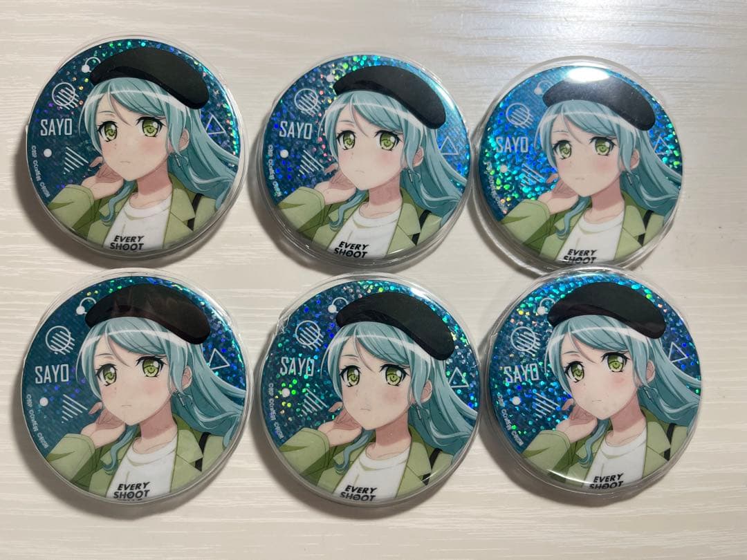 バンドリ Roselia 氷川紗夜 WEGO 缶バッジ ホロ 6個 - メルカリ