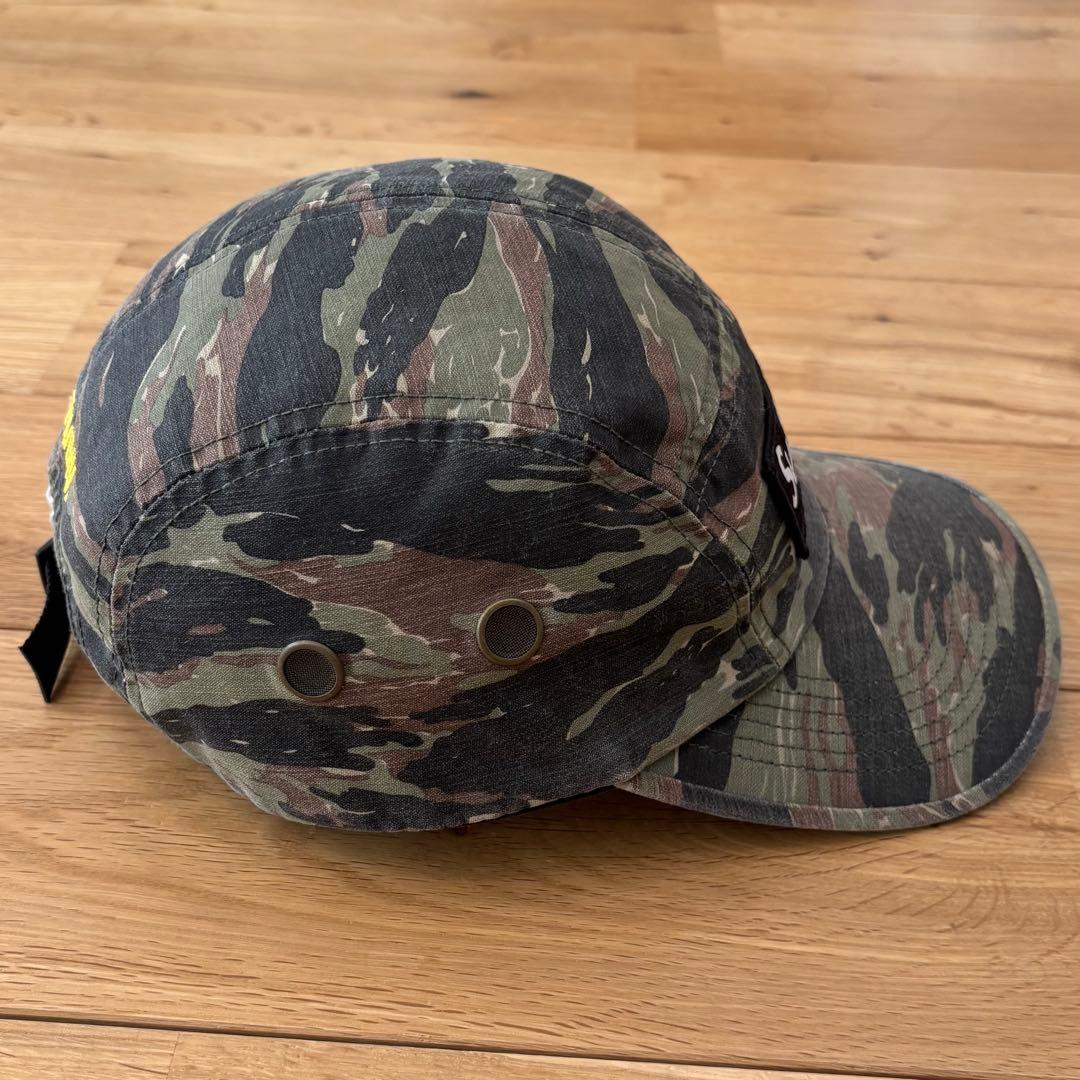 希少 Supreme Military Camp Cap 24SS タイガーカモ - メルカリ