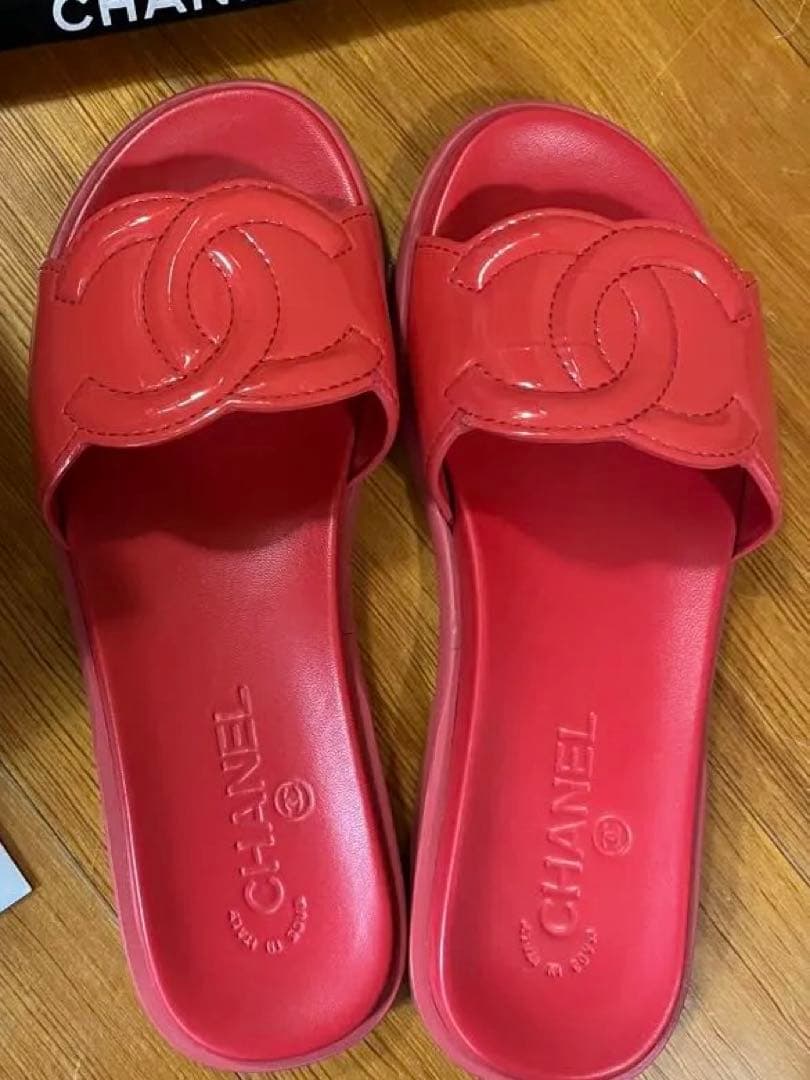 CHANEL シャネル　サンダル 楽天市場】【靴】CHANEL シャネル トング サンダル ココマーク レザー