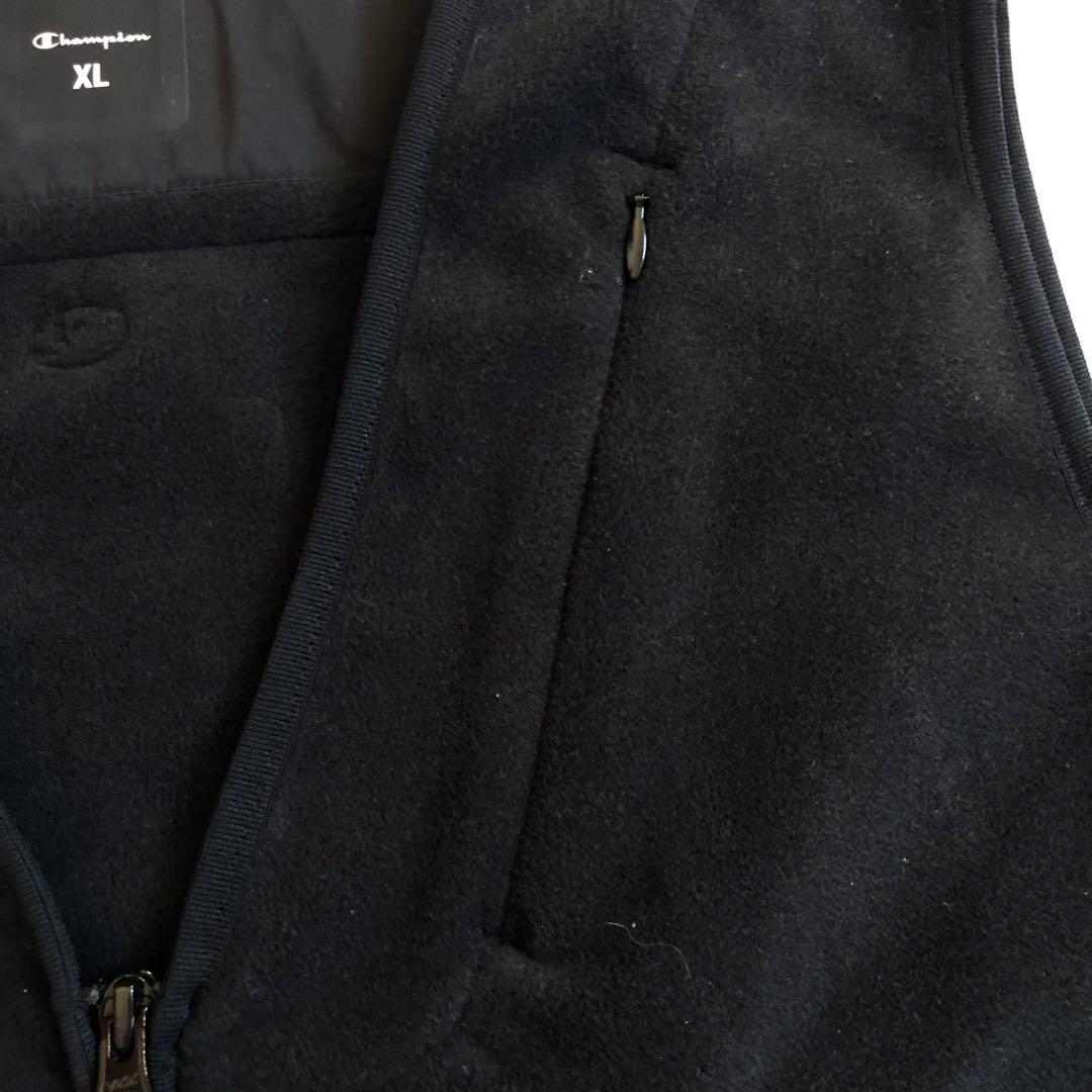 Champion BLACK EDITION フリース ベスト POLARTEC - メルカリ