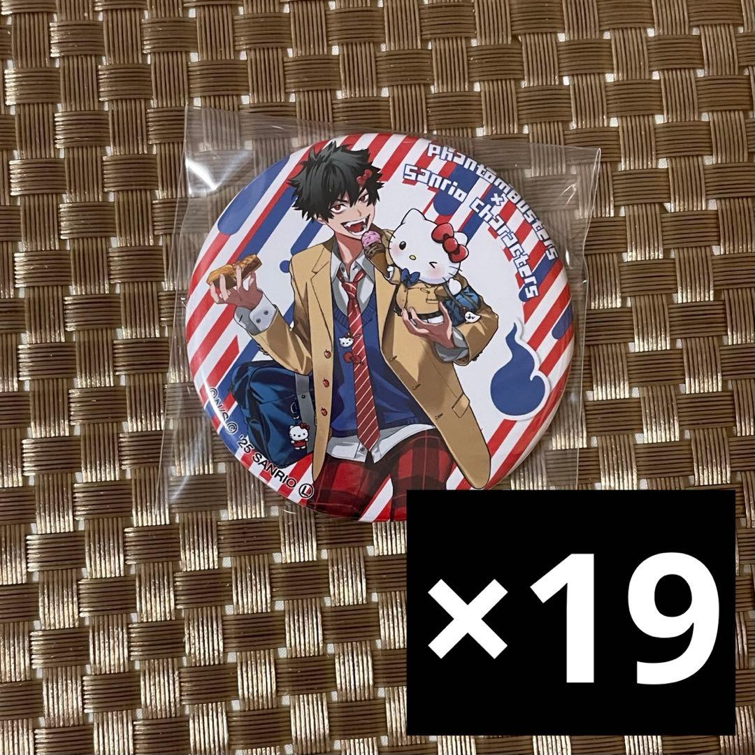 ファントムバスターズ ファンバス サンリオ 宍喰野虎落 缶バッジ