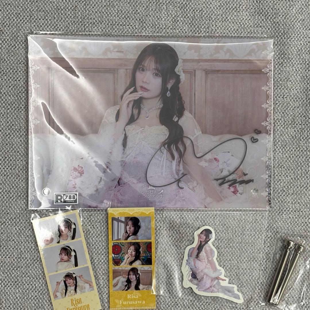 CUTIE STREET ラッフルくじA賞 古澤里紗 サイン入り アクリルパネル