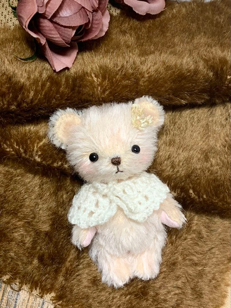 テディベア くまちゃん 可愛い仔 サーモンピンク ai.house B9