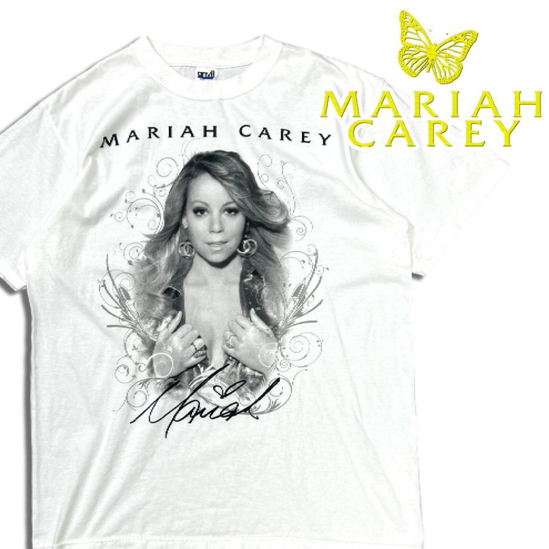 マライア・キャリー 半袖 Tシャツ L ホワイト Mariah Carey - メルカリ
