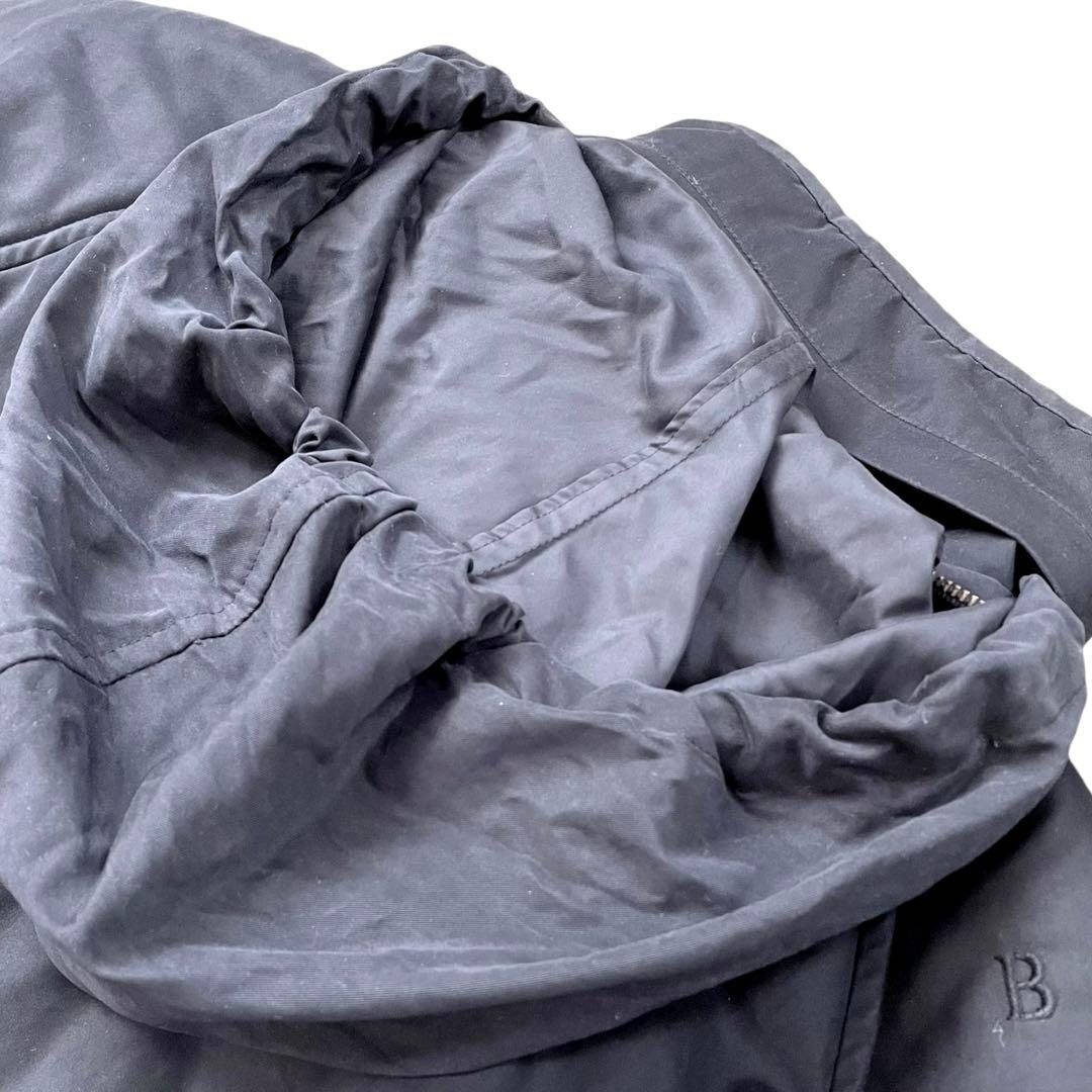 希少✨バーバリー モッズコート Bロゴ B金具 ノバチェック フード収納