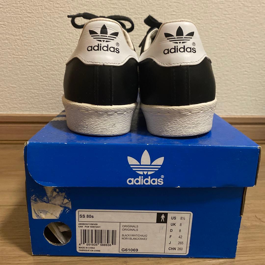 adidas SUPER STAR 80s スーパースター アディダス 金ベロ - メルカリ