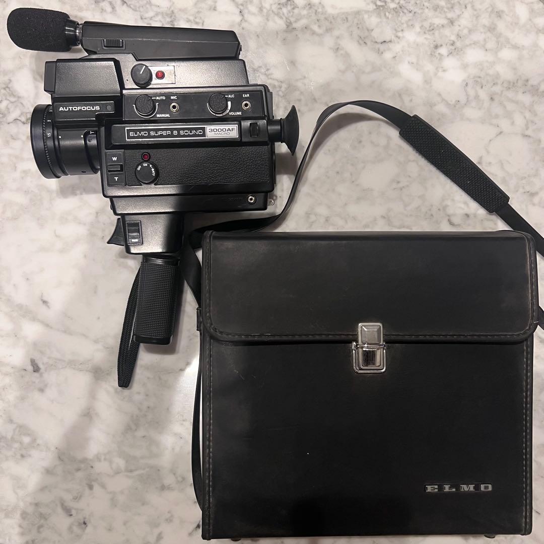 ELMO SUPER 8 SOUND 3000AF フィルムカメラ 外観綺麗