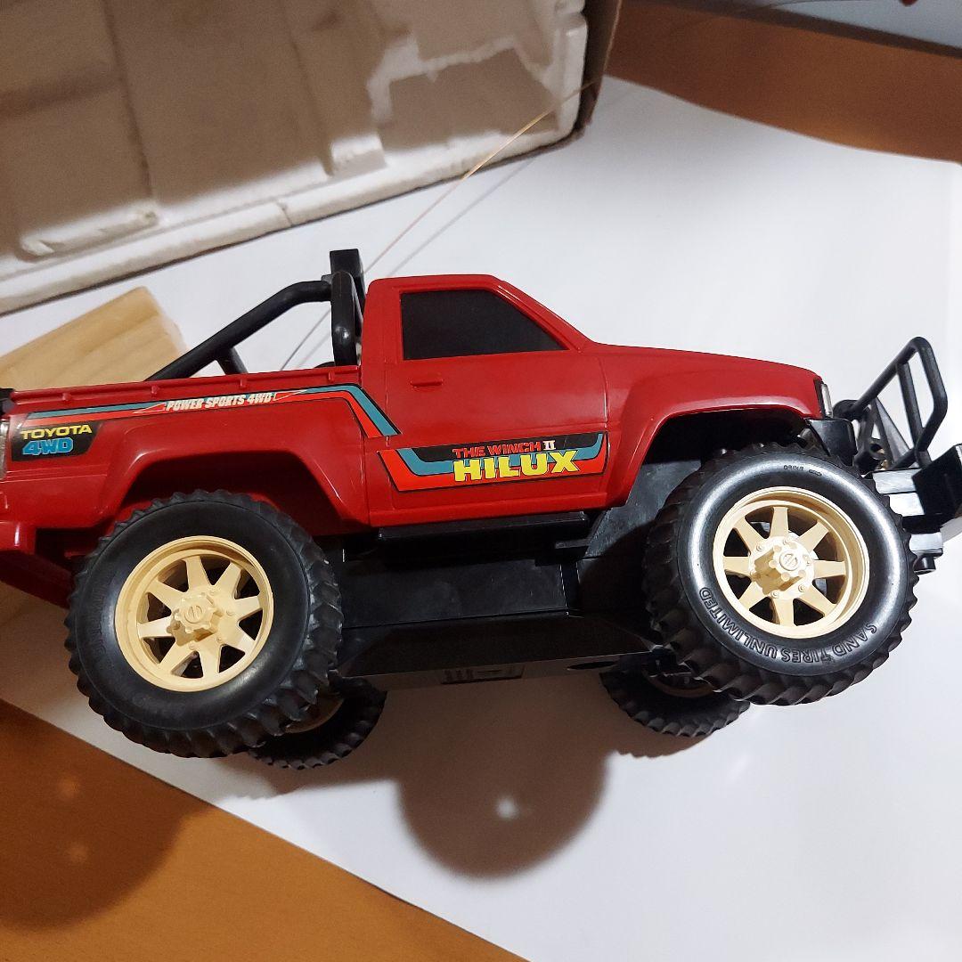 マツシロ ザ、ウインチ トヨタハイラックス4WDラジコン昭和レトロ