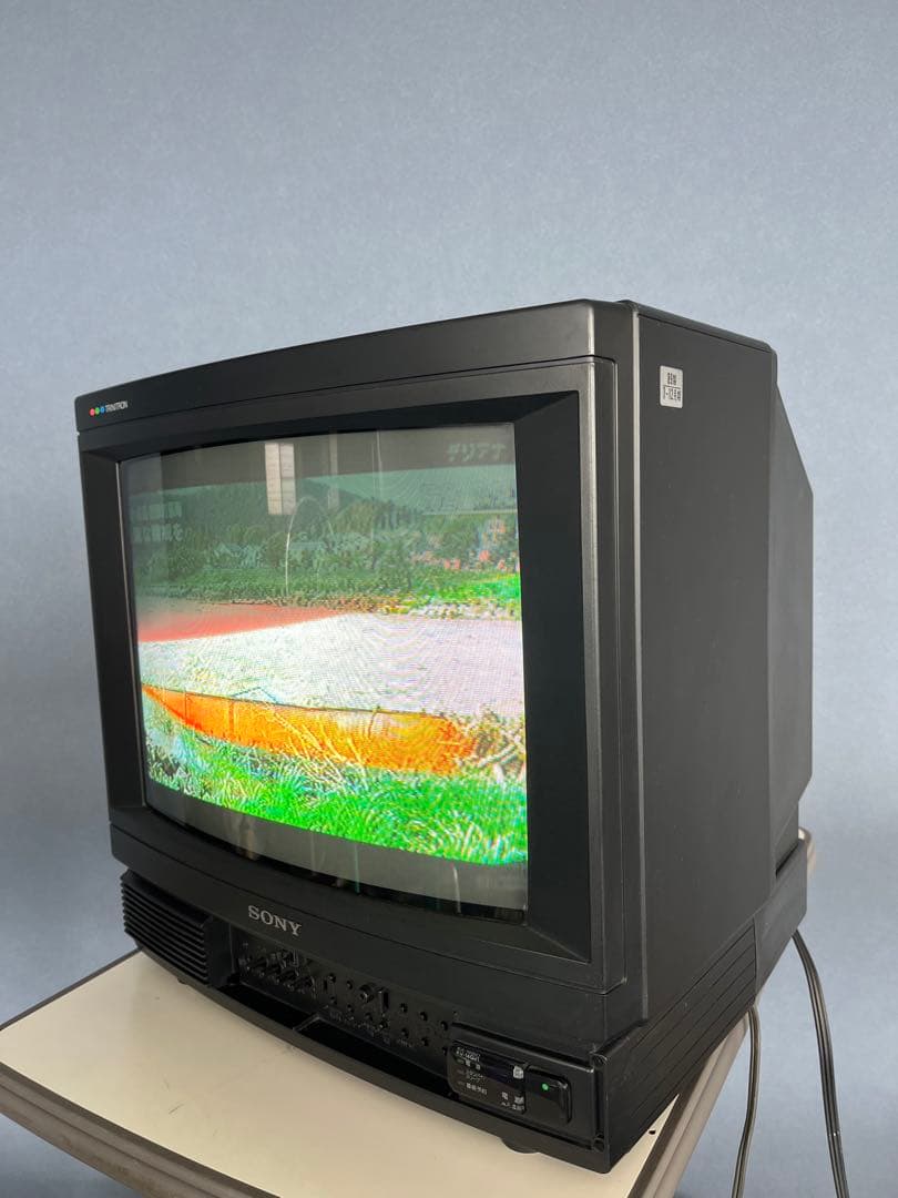 超希少 】昭和物リモコン付SONY ブラウン管テレビ KV-14GV1 - メルカリ