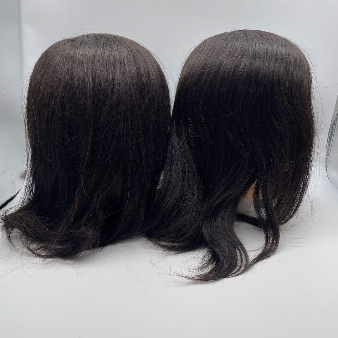 カットウィッグ カットマネキン 未使用品 ノーカット M-01N 2体セット