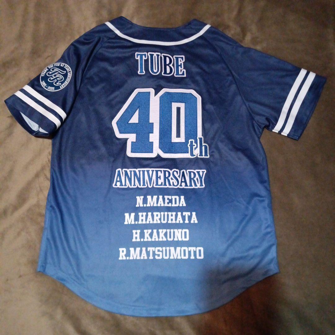TUBE 40周年記念 ボタン付きシャツ ユニフォーム M リストバンド付き