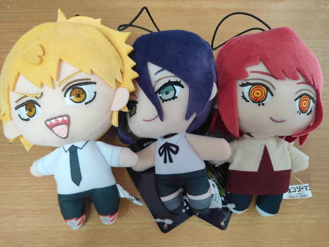 劇場版「チェーンソーマン　レゼ編」ぬいぐるみ①　３種コンプセット Cレゼ】劇場版『チェンソーマン レゼ篇』 ぬいぐるみ① オンライン