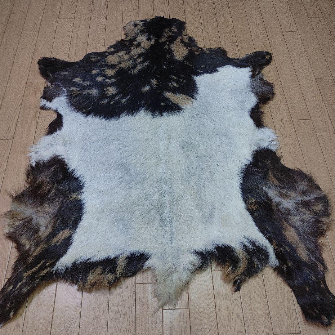 カウヘアー　カウラグ 天然牛革 新品 インテリア Amazon | DweIke プレミアムフェイクカウハイドラグ牛革エリアラグ