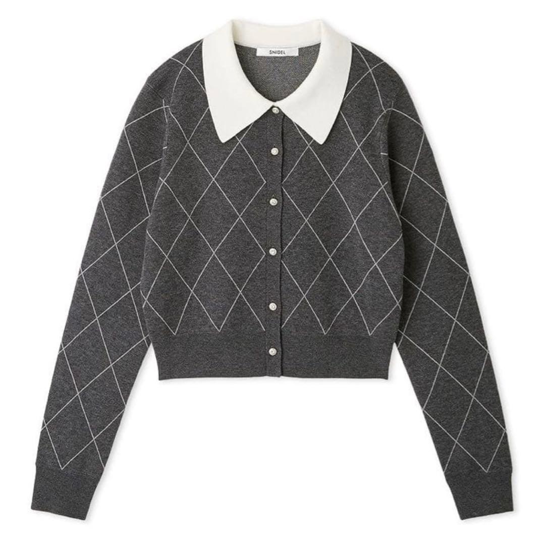 スナイデル アーガイルチェックカーディガン USAGI ONLINE限定 - メルカリ